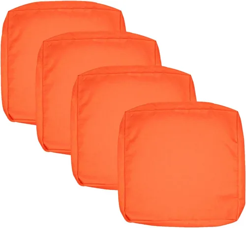 Miniatura 67 de FLYMEI Patio Cushion Covers 16x16x2.5 Waterproof Outdoor Cushion Cover Replacement 1Packs Outdoor Seat Cushion Slipcover for Rattan Chair Sofa, Beige