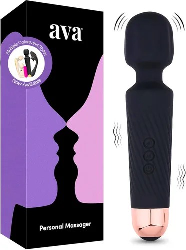 Miniatura 13 de Ava Vibrador de varita sexual [vibrador estimulador de clítoris] Vibrador para mujer Juguete sexual Regalos para mujeres 20 patrones y 8