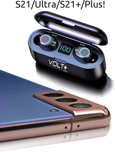 Miniatura 2 de Auriculares inalámbricos V5.3 Bluetooth compatibles con Xiaomi Mi 10 y pantalla LED PowerBank de 2,000 mAh, micrófono 8D Bass IPX7