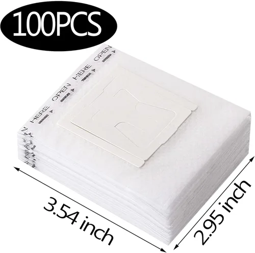 Miniatura 2 de 100 bolsas de filtro de café portátiles, para colgar en las orejas, para café, para un solo bebedor, desechables, para el hogar, la oficina, viajes