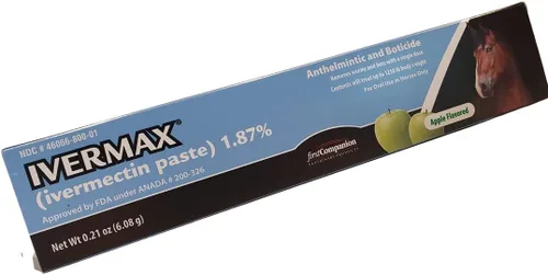 Miniatura 4 de Ivermax - Desparasitante de pasta equina de ivermectina con sabor a manzana, paquete de 2