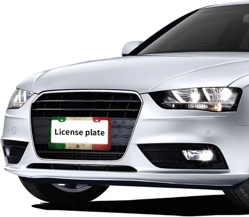 Miniatura 6 de Marco de matrícula con bandera mexicana – Soporte de matrícula de metal de aluminio con bandera de México, accesorios de automóvil, tamaño del marco