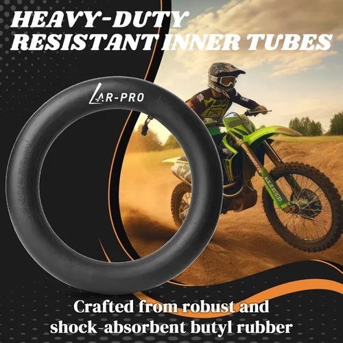 Miniatura 3 de AR-PRO 2.50/2.75-10 Tubo interior de repuesto para moto de cross resistente con válvula de vástago doblado TR-87, compatible con Honda Crf50 / Xr50