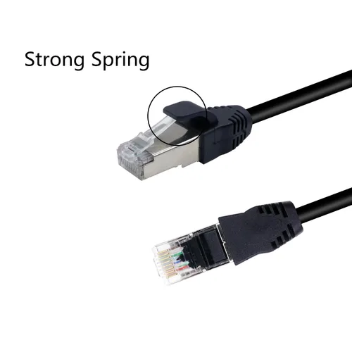 Miniatura 5 de Cable de conexión Ethernet Cat6 de encendido/apagado RJ45 macho a hembra, cable de red de Internet de alta velocidad LAN con interruptor
