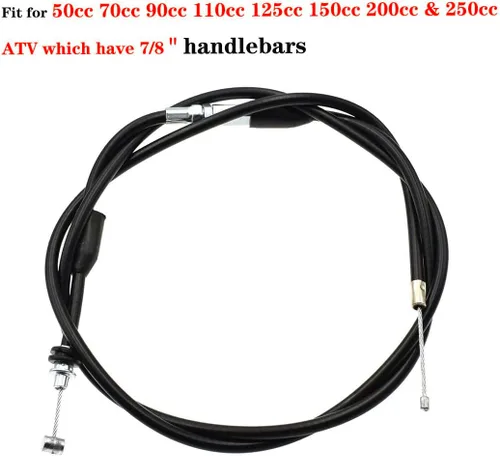 Miniatura 2 de Cable del acelerador de 7/8 pulgadas de 0.866 in para chino 50cc 70cc 90cc 110cc 125cc 250cc Coleman CT200U Kazuma TaoTao ATV Quad Go Kart