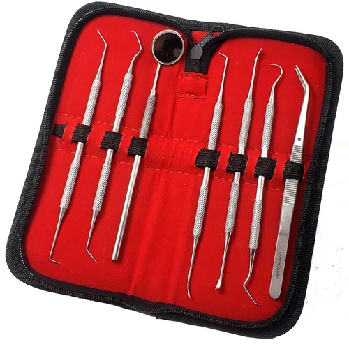 Público profesional para raspador dental, removedor de placa tártaro de doble extremo para dientes, raspador de dientes, limpieza dental añadida en