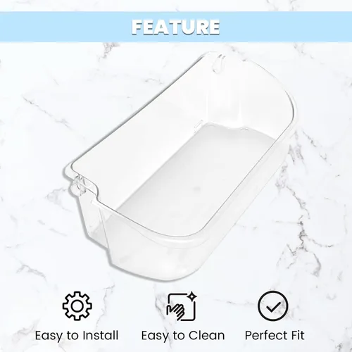 Miniatura 4 de HECASA 240356402 AP2549958 - Estante para puerta de refrigerador compatible con frigidaire frigidaire, reemplazo ligero y transparente, 1 unidad