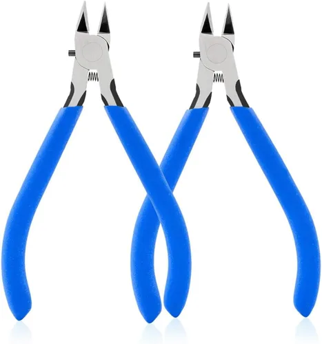 Miniatura 8 de Cortadores de alambre, cortadores electrónicos de aguja de 5 pulgadas, cortadores diagonales ultra afilados para manualidades, cortadores laterales