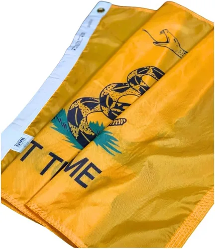Miniatura 3 de Bandera Gadsden de 2 x 3 pies, nailon para todo tipo de clima, para exteriores, fabricada en Estados Unidos