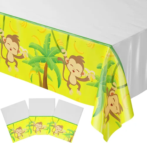 Miniatura 10 de Blue Orchards Fundas de mesa de caramelo (paquete de 3) – 54 x 108 pulgadas XL – Mantel, suministros de fiesta, decoraciones, fiesta de cumpleaños