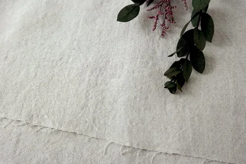 Miniatura 5 de Tela negra de lino 100% de peso medio torcido, versátil para manualidades y decoración del hogar, material sostenible y ecológico, ideal