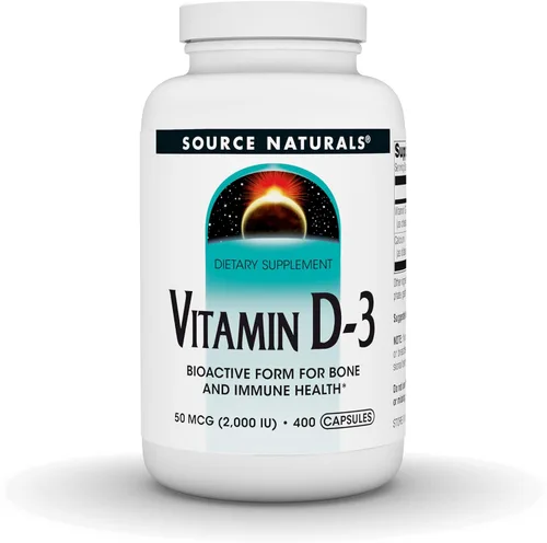 Miniatura 6 de Source Naturals Vitamina D-3, forma bioactiva para la salud ósea e inmunológica* - 50 mcg (2000 iu)- 100 cápsulas