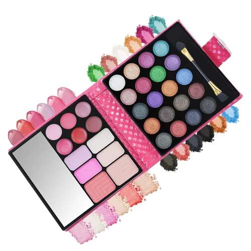 Miniatura 7 de FantasyDay Juego de regalo de maquillaje todo en uno Kit completo de maquillaje para mujeres, paquete esencial de iniciación incluye 20 paletas