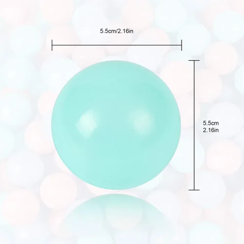 Miniatura 2 de TRENDBOX 100 piezas Bolas de Piscina de Bolas Macaron Bolas de Plástico para Piscina de Bolas Corralito de Juegos Bebés Niños Niñas Fiestas