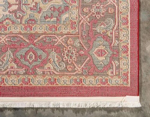 Miniatura 10 de Unique Loom Sahand Collection - Alfombra de área Ardashir (2' 2" x 3' 1", rectangular, rojo/azul claro)