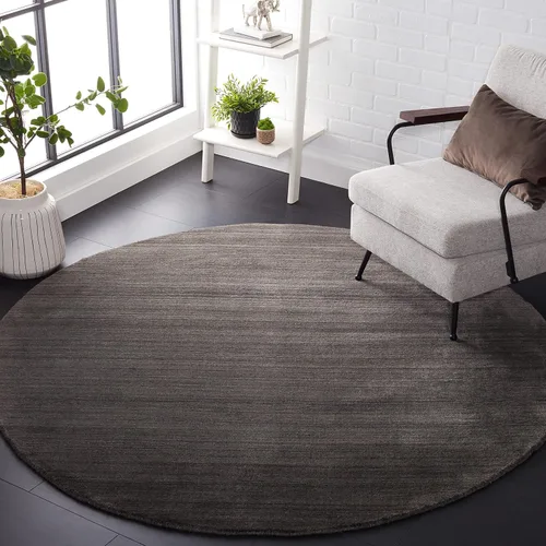 Miniatura 30 de SAFAVIEH Himalaya Collection - Alfombra decorativa, 3 x 5 pies, carbón, lana hecha a mano, ideal para zonas de alto tráfico en entrada, sala