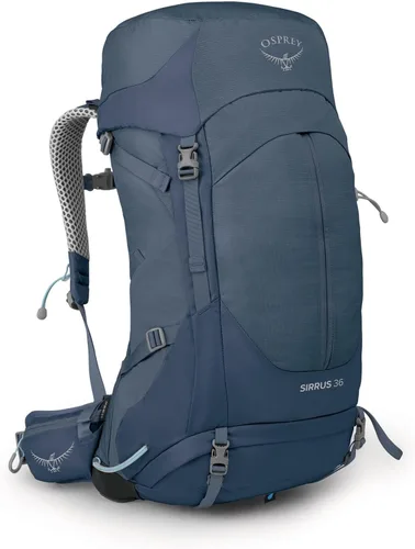 Miniatura 20 de Osprey Sirrus 24L Mochila de senderismo para mujer, Púrpura Elderberry/Chiru Tan