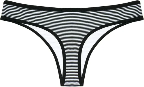 Miniatura 4 de ANZERMSIX - Parte inferior de bikini, tanga, de algodón transpirable, paquete de 6