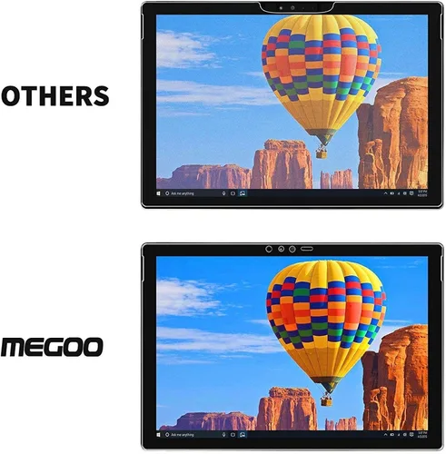 Miniatura 3 de Megoo Protector de pantalla para Surface Pro 5, ultra transparente, de alta respuesta, vidrio templado, compatible con Microsoft Surface Pro 6/Pro