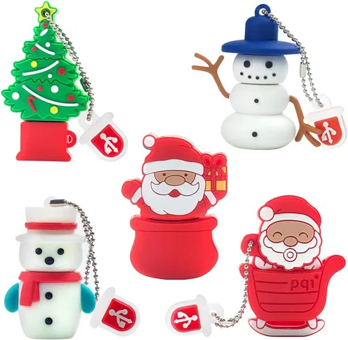 Miniatura 20 de BorlterClamp - Memoria USB de 16 GB, paquete de 5 unidades con bonito patrón de instrumentos musicales, regalo de unidad USB para estudiantes