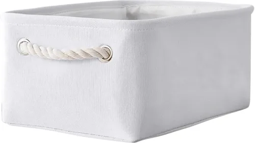 Miniatura 17 de TheWarmHome Contenedores de almacenamiento para estantes, tamaño mediano, 3 unidades, 13.8 pulgadas de largo x 9.8 pulgadas de ancho x 6.7 pulgadas