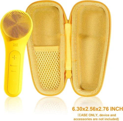Miniatura 3 de co2CREA Estuche rígido compatible con cepillo de limpieza facial sónico NågraCoola CLIE 2 1 (amarillo)
