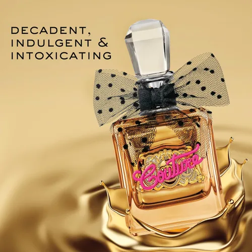 Miniatura 4 de Juicy Couture Viva La Juicy Gold Eau De Parfum, perfume para mujer con notas de bayas deliciosas, jazmín sambac y crema de vainilla, afrutado