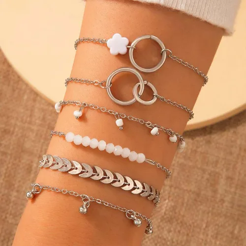 Miniatura 179 de Long tiantian Pulsera de oro gruesa para mujer, pulseras de oro delicadas, pulseras para mujer, pulseras apilables de eslabones de cadena
