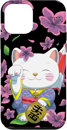 Miniatura 16 de Funda para iPhone 13 Pro Max Japanese Maneki Neko Lucky Cat