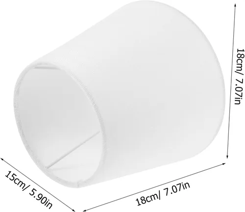 Miniatura 2 de Pantalla Cubierta de lámpara de mesa, cubierta de la lámpara de barril, pantallas de lámpara de interior, cubierta de luz de tambor, pantalla