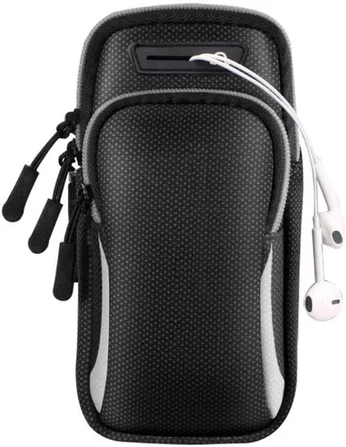 Miniatura 11 de Banda de brazo de fitness, soporte de teléfono a prueba de agua para correr y entrenamientos con diseño de bolsillo seguro, correa deportiva Rosa