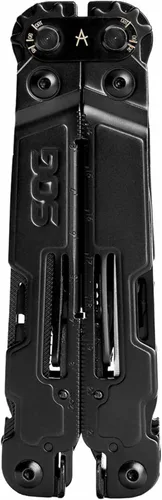 Miniatura 3 de SOG PowerAccess Deluxe Multiherramienta de Acero Inoxidable de Servicio Pesado Todo Uso con Funda de Nylon, Dos Hojas de Cuchillo, Abrelatas y Negro