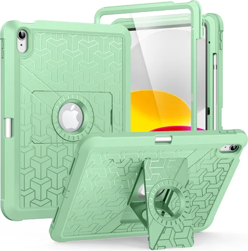 Miniatura 25 de MoKo Funda para iPad (A16) de 11ª/10ª generación 2025/2022, resistente a prueba de golpes, doble capa protectora de cuerpo completo, protector