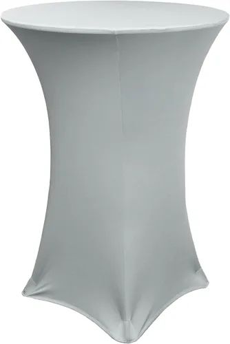 Miniatura 24 de YOUR CHAIR COVERS - Mantel redondo de elastano elástico para cóctel, 30 pulgadas de profundidad x 42 pulgadas de alto, color amarillo, mantel