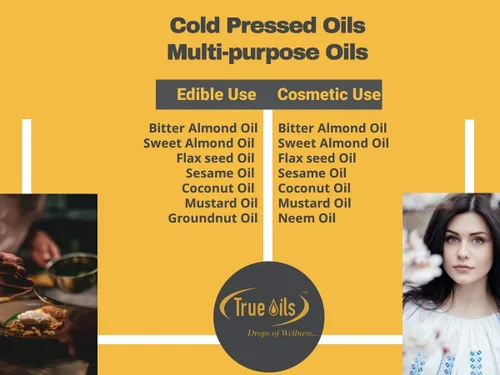 Miniatura 4 de True Oils Aceite de mostaza prensado en frío para el crecimiento del cabello y masaje corporal Aceite de semilla de mostaza negra 100% puro