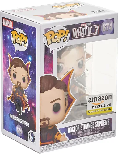 Miniatura 3 de Funko POP Marvel: ¿Qué pasaría si? Doctor Strange Supreme, brilla en la oscuridad edición exclusiva de Amazon