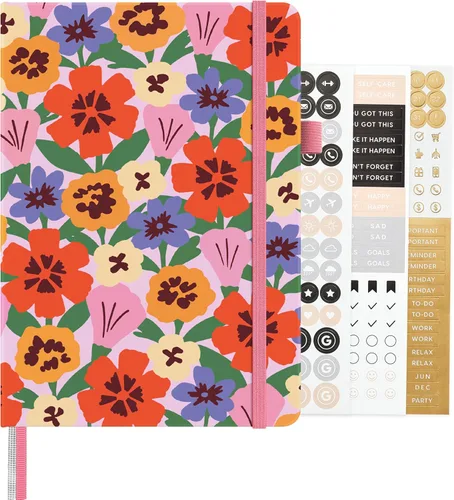 Miniatura 52 de &And Per Se - Cuaderno en blanco, 160 páginas, 5.7 x 8 pulgadas, cuaderno de rayas estrechas con papel grueso para escribir, cuaderno de tapa dura