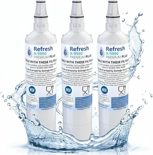Miniatura 8 de Refresh Plus R-9990 Reemplazo para LG 5231JA2006A, 5231JA2006B, LT600, LT600P también se adapta a Kenmore 46-9990, 9990, 469990 filtro de agua
