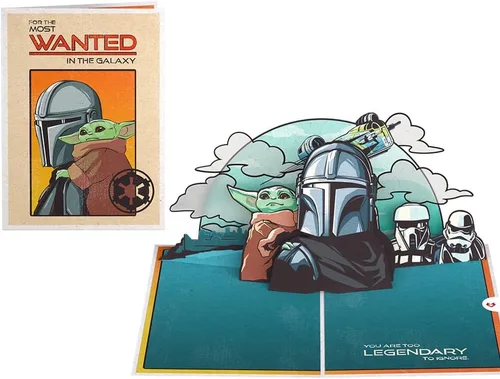 Miniatura 14 de Lovepop Star Wars™ The Death Star™ Tarjeta Desplegable de Enfrentamiento de la Estrella de la Muerte, Tarjeta 3D, Tarjeta de Cumpleaños, Tarjeta