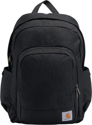 Carhartt Essentials - Mochila con funda para laptop de 17 pulgadas para viajes, trabajo y escuela, Negro, talla única , Essentials - Mochila con