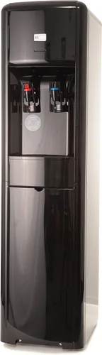 Everest - Dispensador de enfriador de agua sin botella, de alta capacidad, con filtro de agua y kit de instalación, acero inoxidable y negro