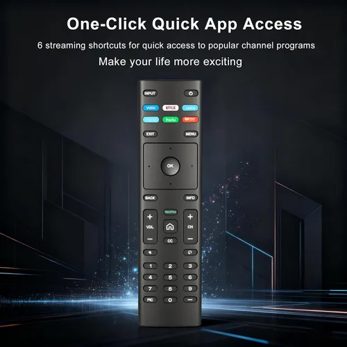 Miniatura 6 de Luyeper Repuesto para control remoto Vizio Smart TV, control remoto XRT136 para todos los televisores Vizio D, V, M, P, PX, E Series