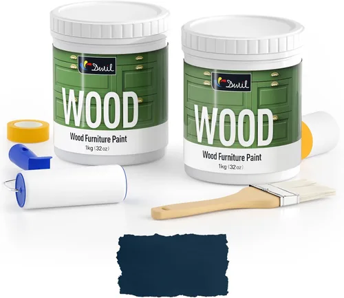 Miniatura 44 de DWIL Pintura para Muebles con Acabado Mate - Pintura para Madera de 16 Oz para Gabinetes, Puertas, Mesas y Cómodas Renovación - A Base de Agua, No
