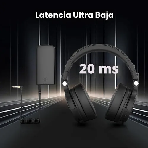 Miniatura 3 de OneOdio Studio Max 1-20MS Auriculares inalámbricos DJ de baja latencia, tiempo de reproducción de 120 horas, audio de alta resolución /LDAC