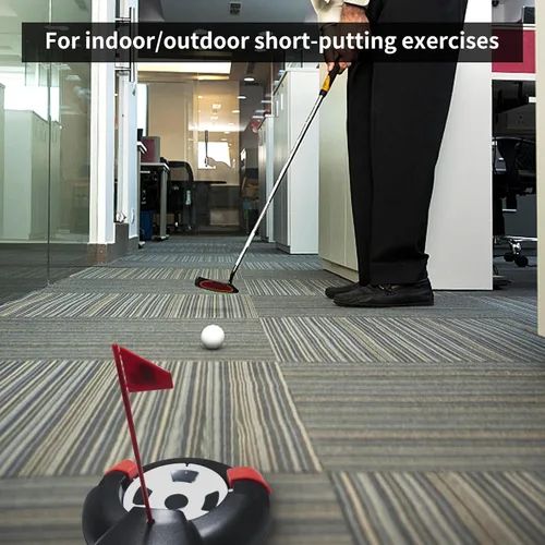 Miniatura 6 de Copa de retorno automática de pelota de golf, máquina de poner práctica automática, ayuda para entrenamiento de taza de golf, regreso