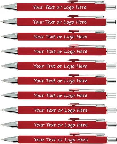 Miniatura 9 de SyPen Personalizado con tu logotipo personalizado o bolígrafo de texto, paquete de 100 bolígrafos de metal para marketing, fiestas y eventos
