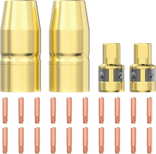 Miniatura 8 de YESWELDER Kit de accesorios para pistola de soldadura MIG de 0.023" Punta-Boquilla-Difusor para Miller Millermatic M-100/150 Hobart H-9/10