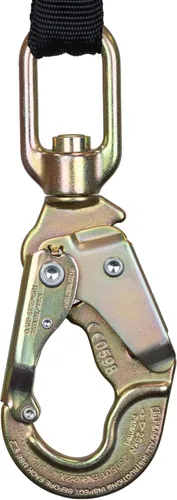 Miniatura 7 de Malta Dynamics Edgehog Lifeline - Cable Yoyo de protección contra caídas de borde delantero de 30 pies, cordón retráctil clase 2 con freno de acción