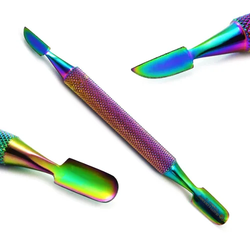 Miniatura 5 de Kit de manicura y pedicura profesional de 5 piezas, multicolor, empujador de cutículas, pinzas, pinzas, pinzas, pinzas, varita mágica