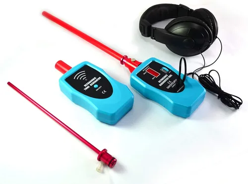 Detector de fugas ultrasónico All-Sun Estetoscopio de diagnóstico 36-44kHz Sonda de aire/contacto, Kit con volumen rotatorio, generador de tono,